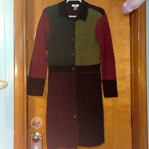 Talbots sweater coat